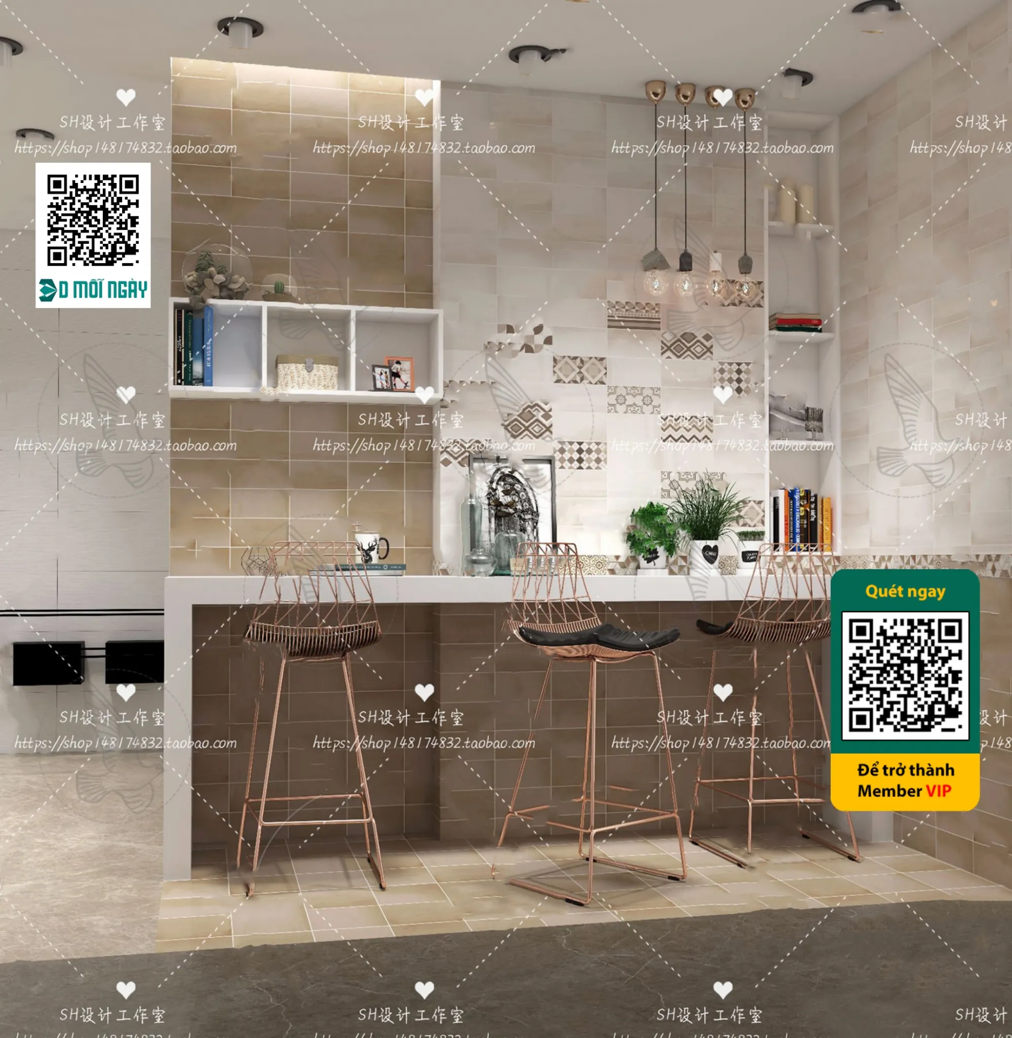 OTHER MODELS – BAR – VRAY / CORONA – 3D MODEL – 5345