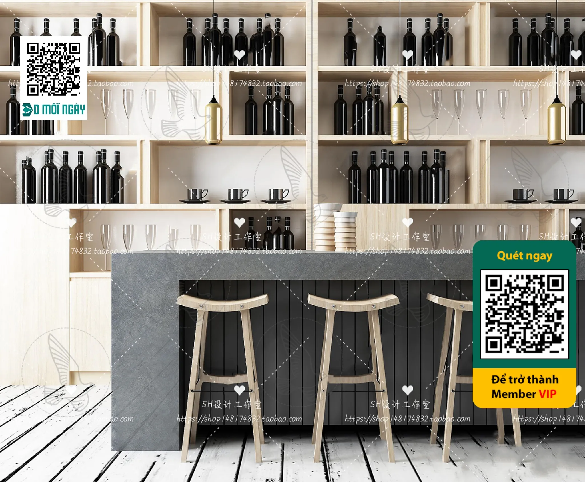 OTHER MODELS – BAR – VRAY / CORONA – 3D MODEL – 5347