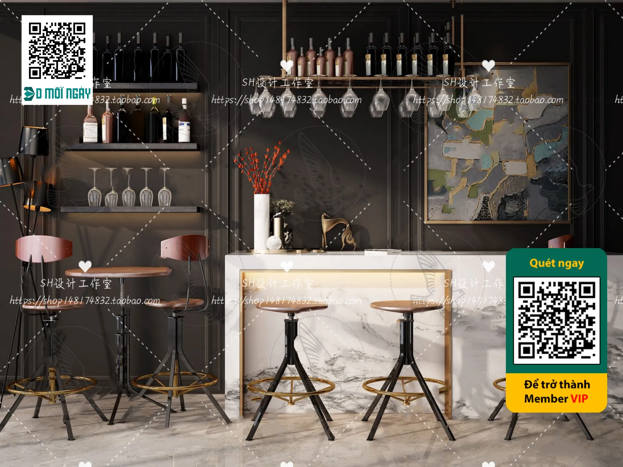 OTHER MODELS – BAR – VRAY / CORONA – 3D MODEL – 5351