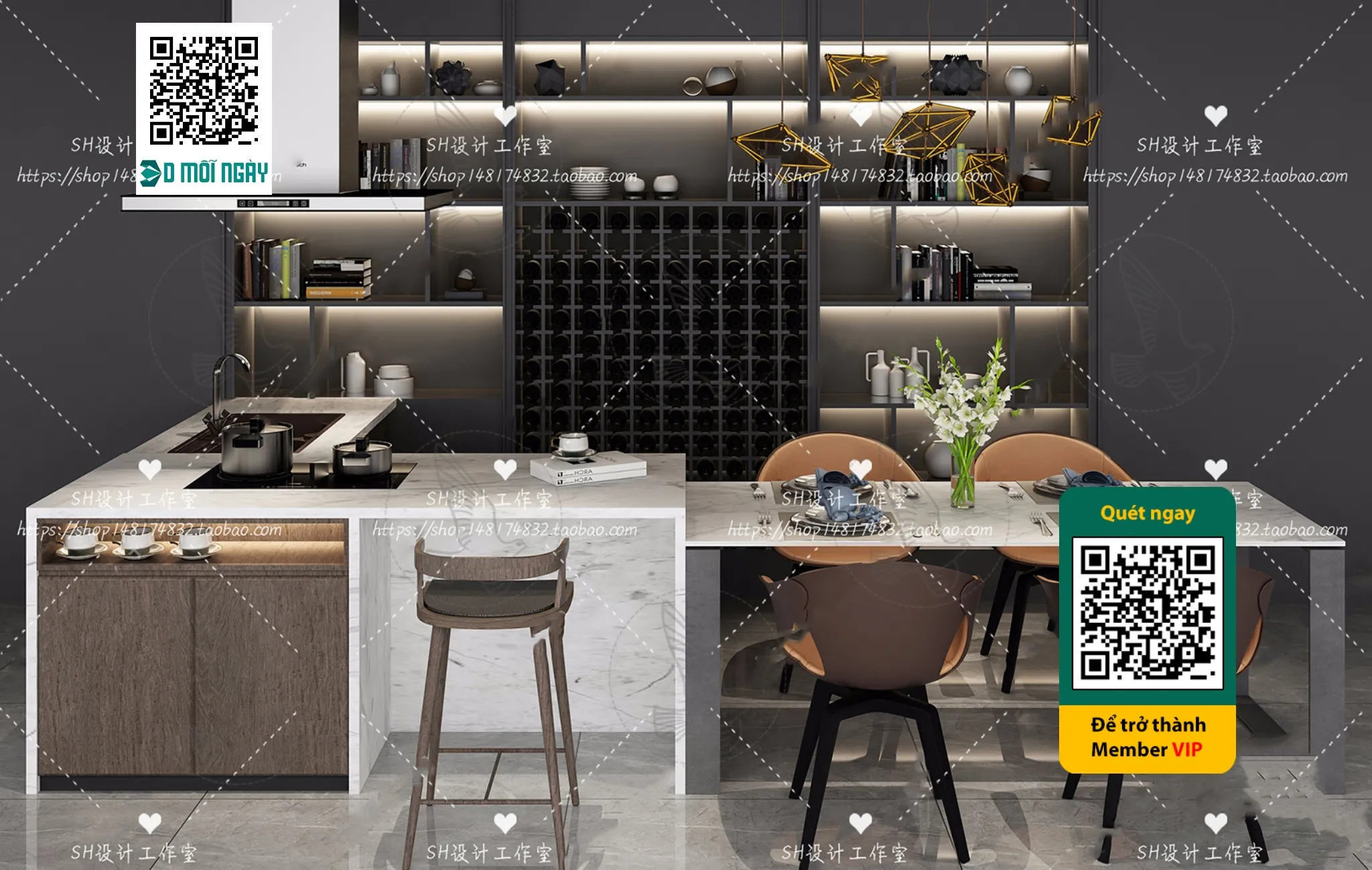 OTHER MODELS – BAR – VRAY / CORONA – 3D MODEL – 5352