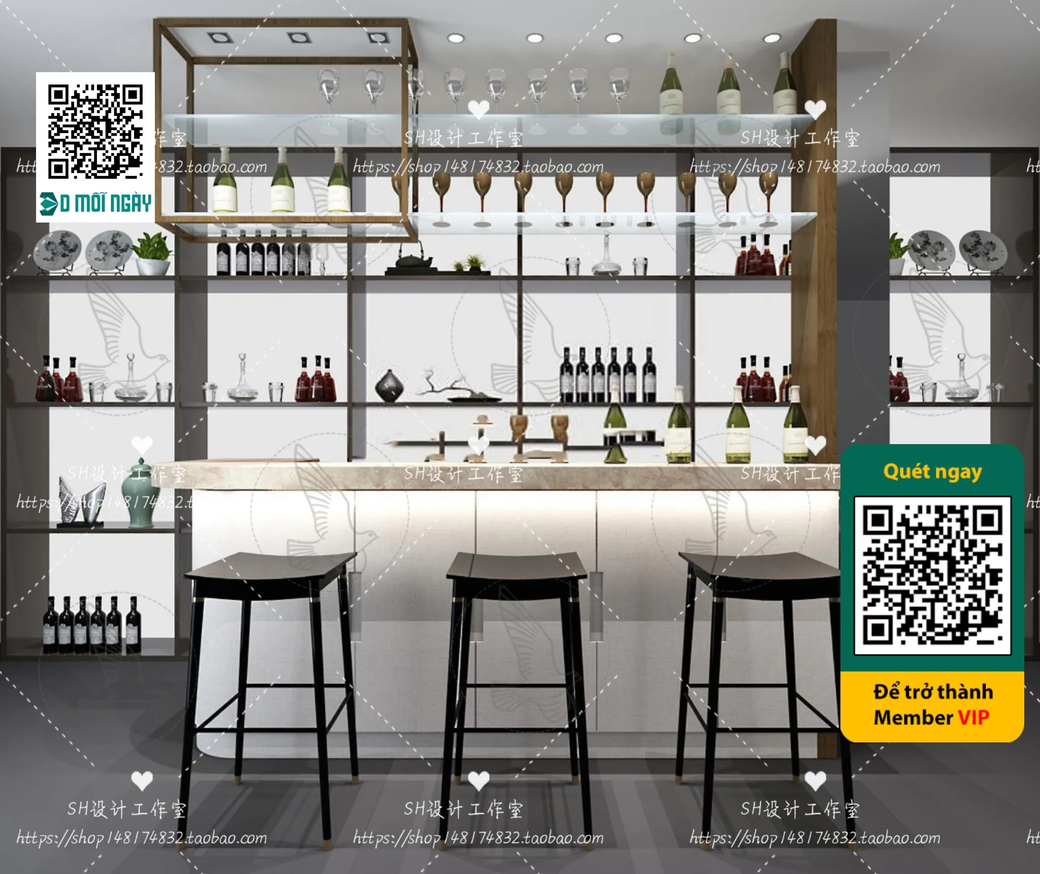 OTHER MODELS – BAR – VRAY / CORONA – 3D MODEL – 5357