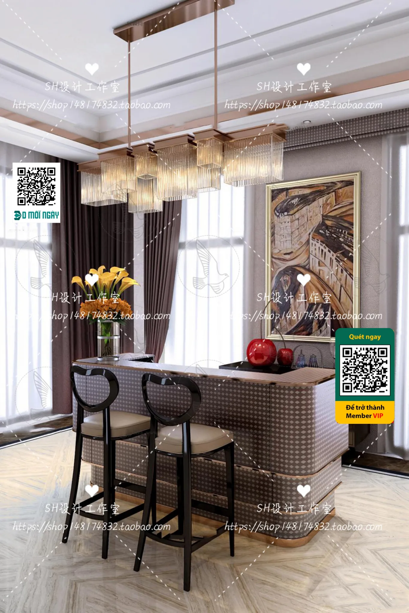 OTHER MODELS – BAR – VRAY / CORONA – 3D MODEL – 5361