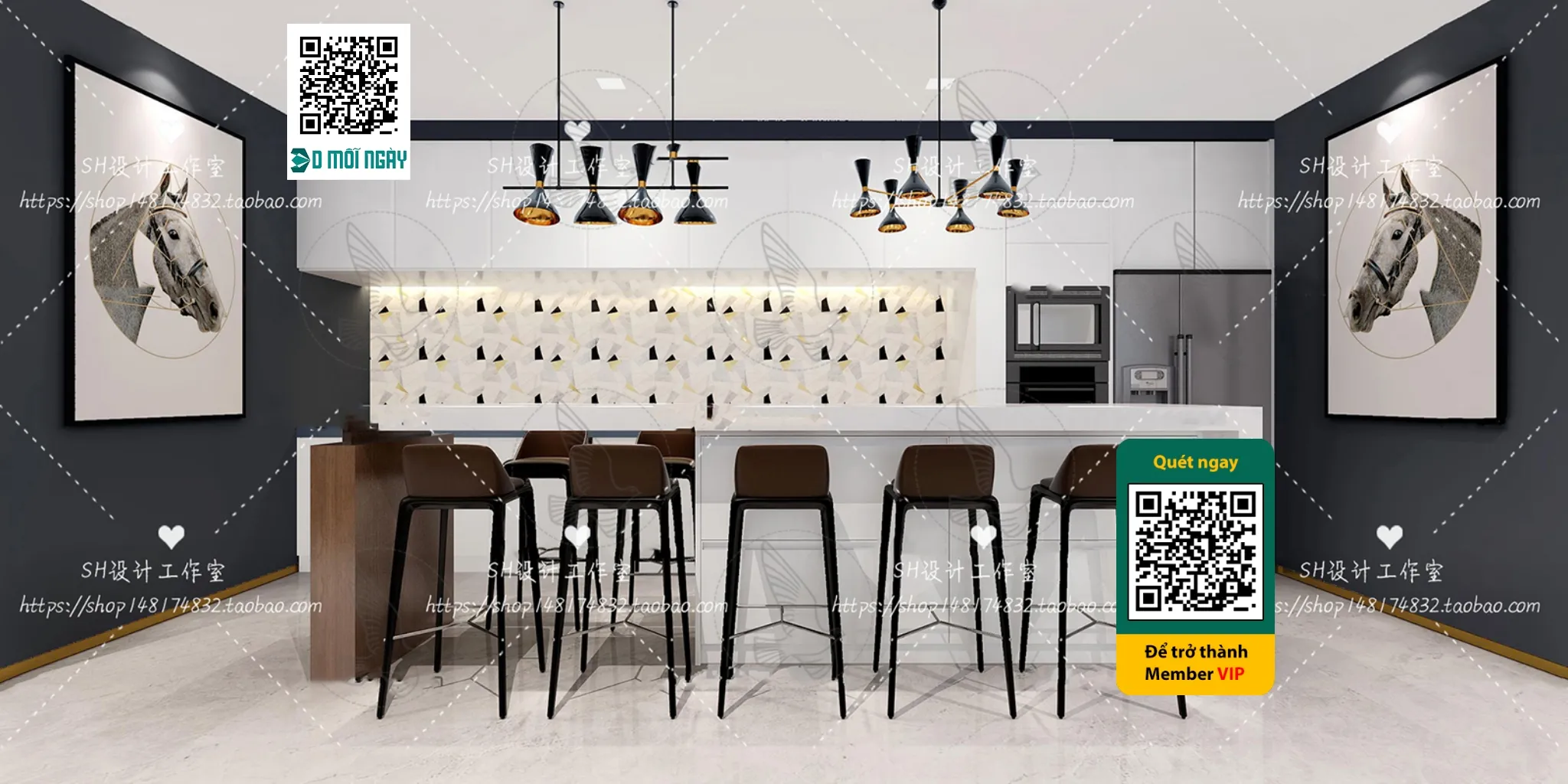 OTHER MODELS – BAR – VRAY / CORONA – 3D MODEL – 5366