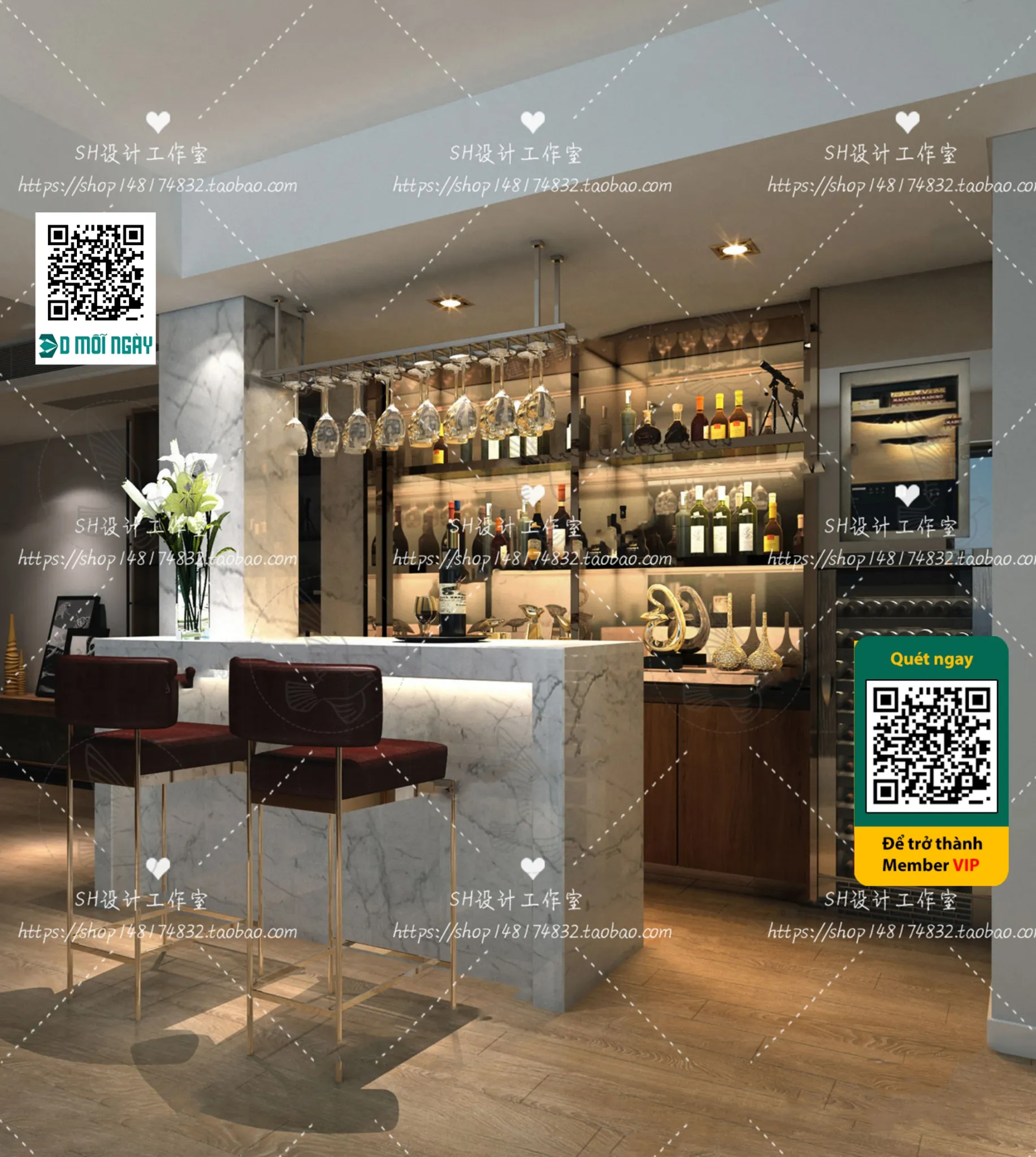 OTHER MODELS – BAR – VRAY / CORONA – 3D MODEL – 5369