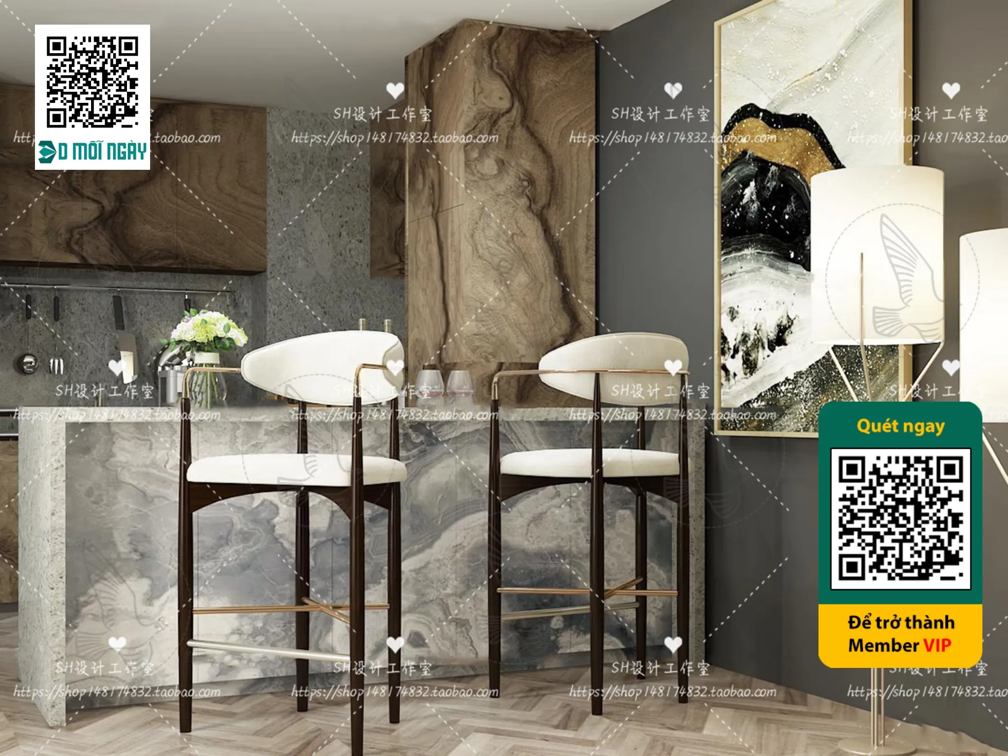 OTHER MODELS – BAR – VRAY / CORONA – 3D MODEL – 5370