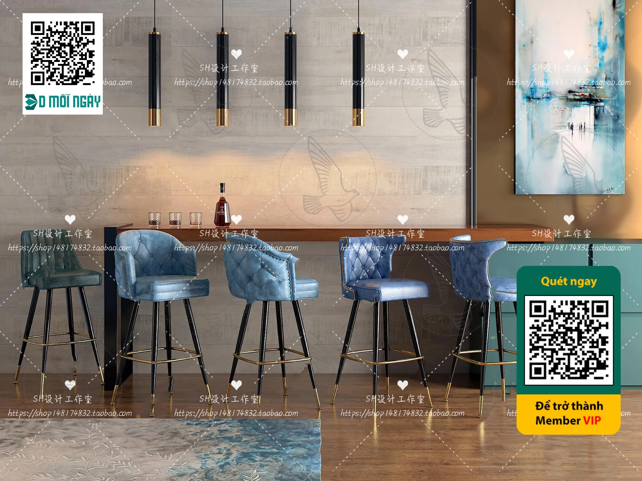 OTHER MODELS – BAR – VRAY / CORONA – 3D MODEL – 5373