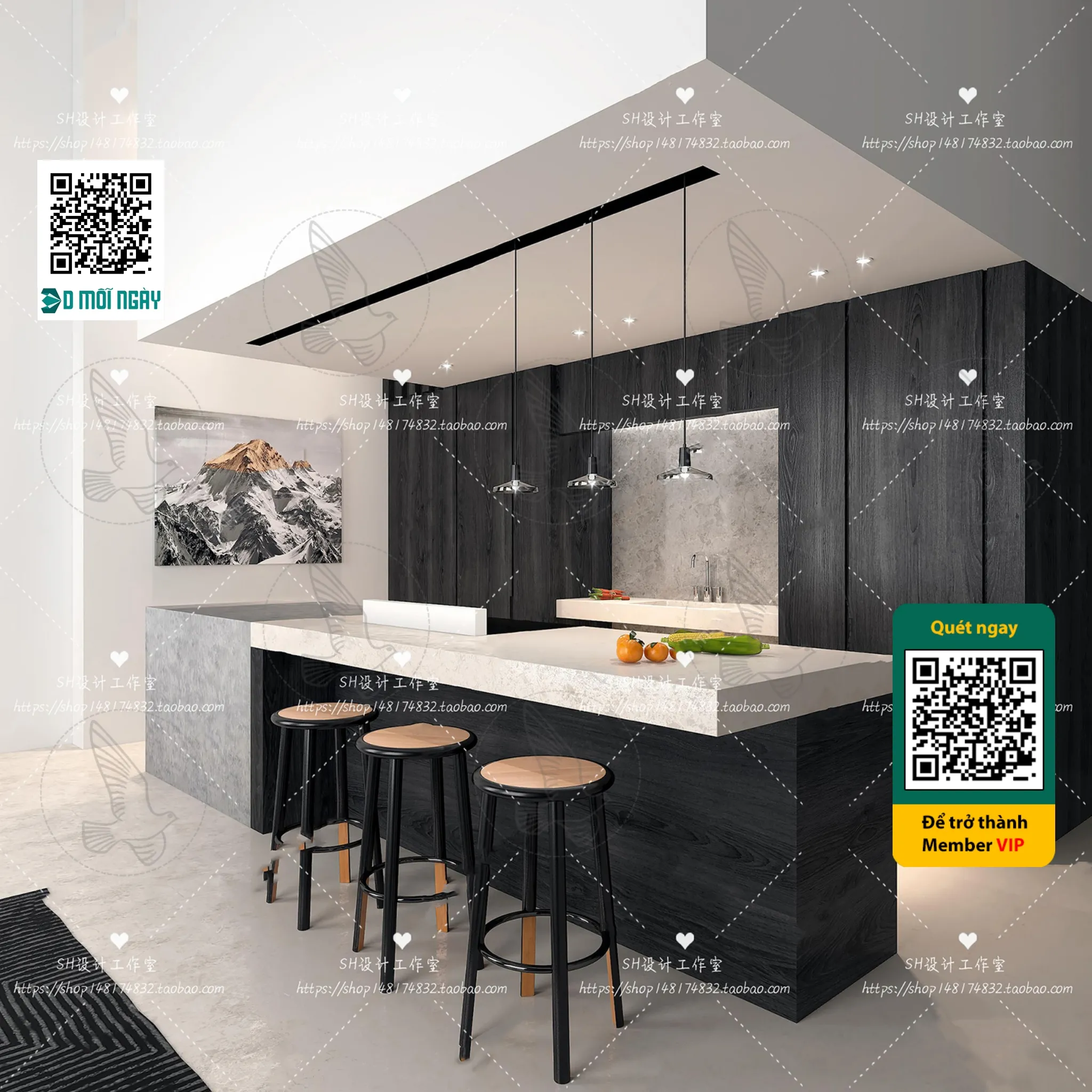 OTHER MODELS – BAR – VRAY / CORONA – 3D MODEL – 5374