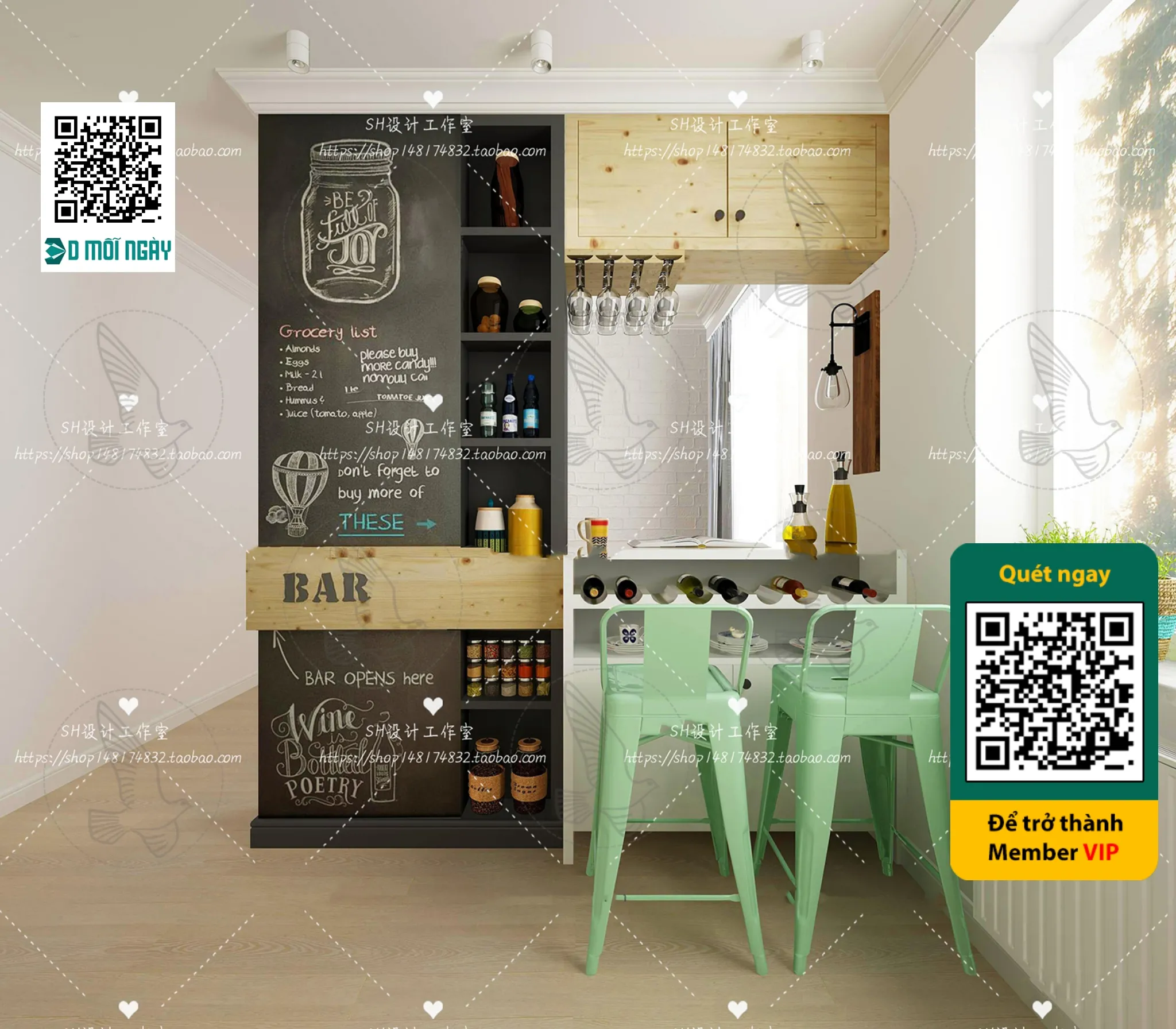 OTHER MODELS – BAR – VRAY / CORONA – 3D MODEL – 5375