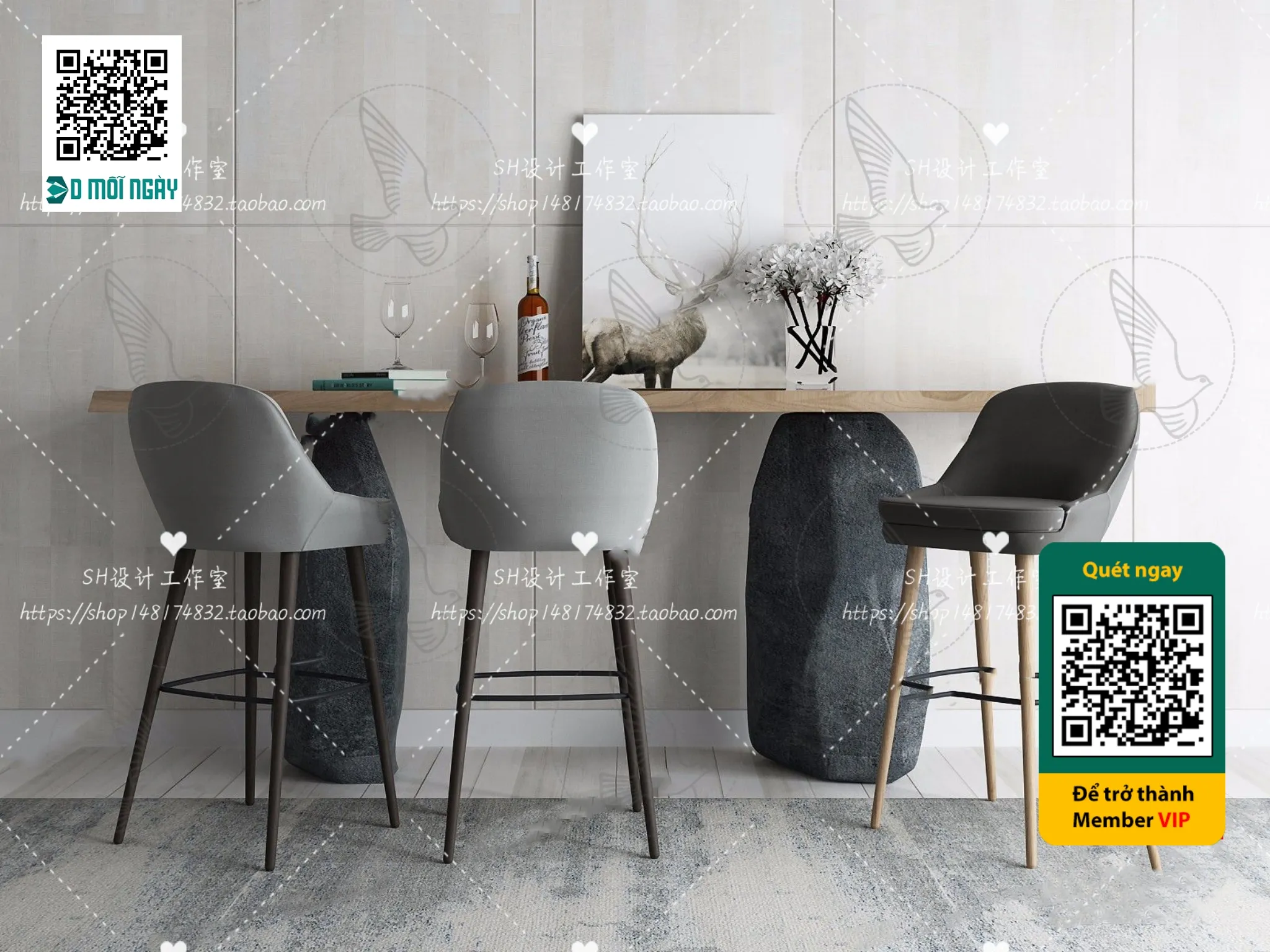 OTHER MODELS – BAR – VRAY / CORONA – 3D MODEL – 5376