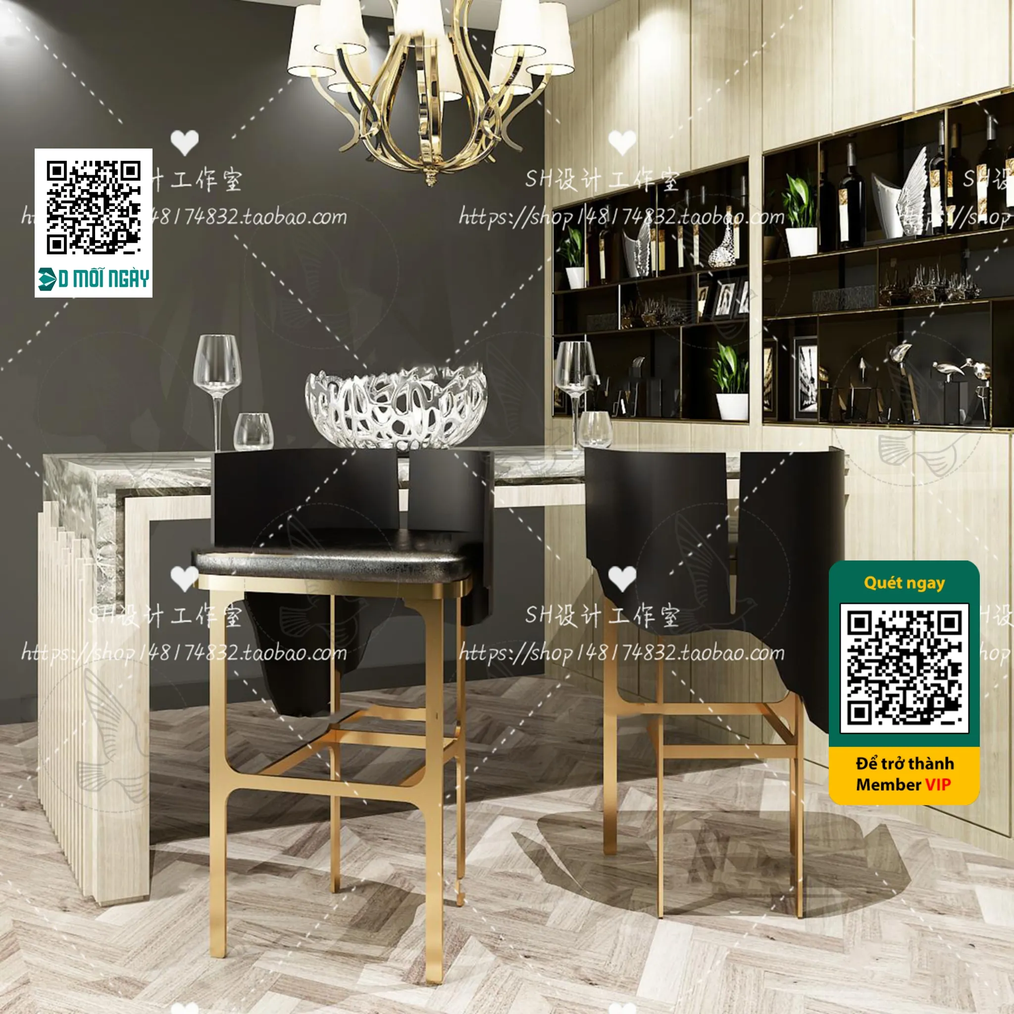 OTHER MODELS – BAR – VRAY / CORONA – 3D MODEL – 5377