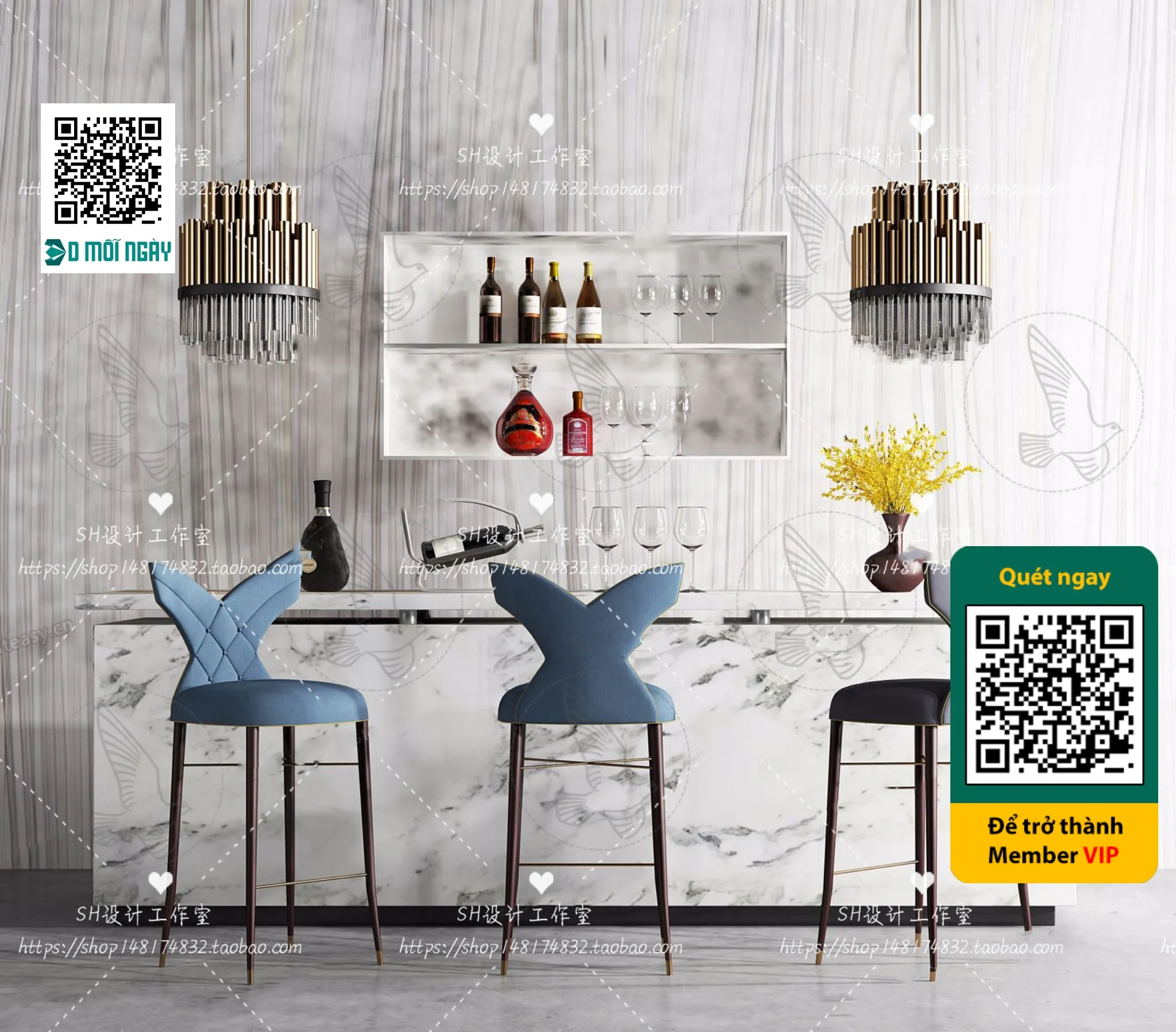 OTHER MODELS – BAR – VRAY / CORONA – 3D MODEL – 5378