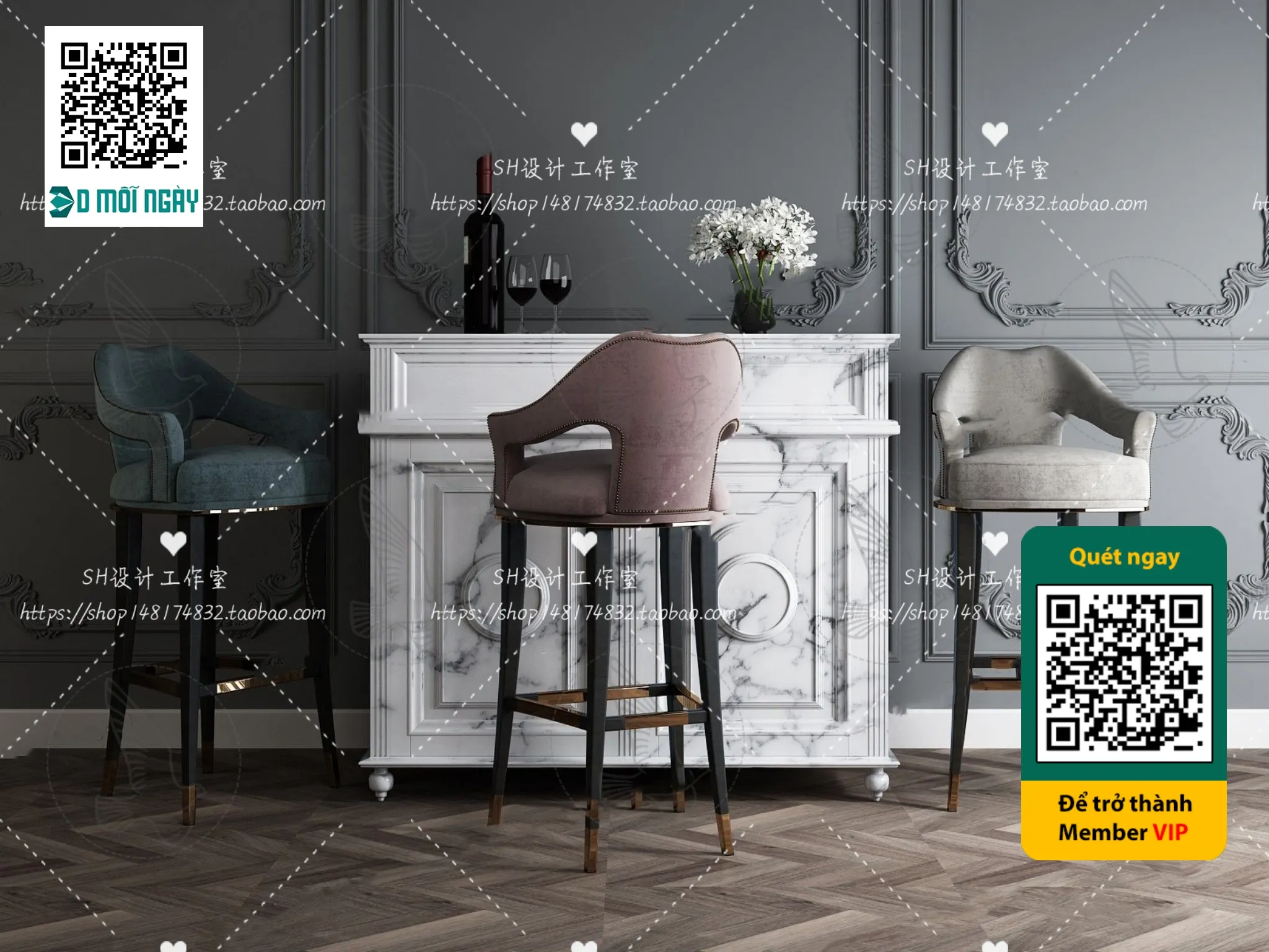 OTHER MODELS – BAR – VRAY / CORONA – 3D MODEL – 5380