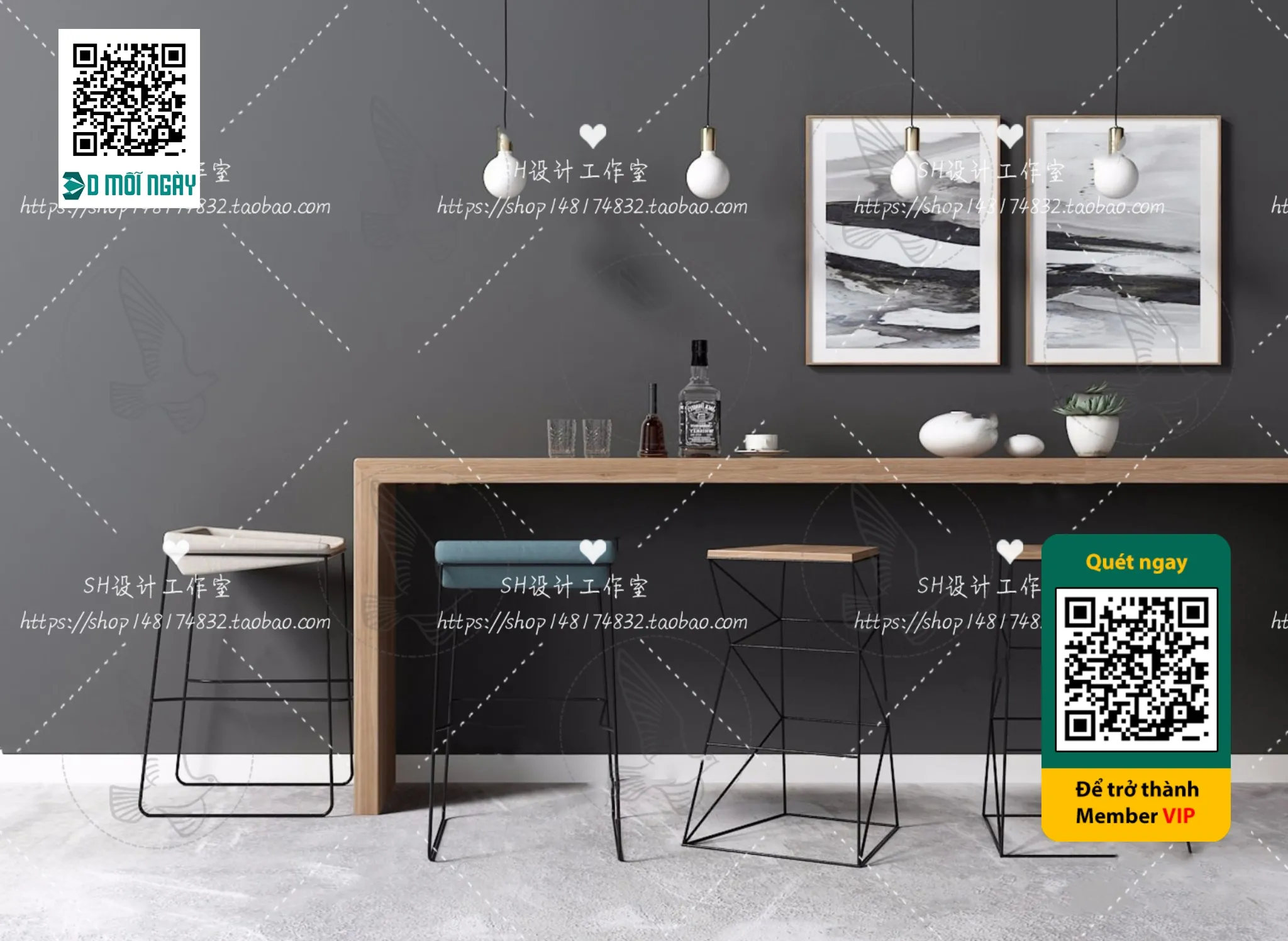 OTHER MODELS – BAR – VRAY / CORONA – 3D MODEL – 5386