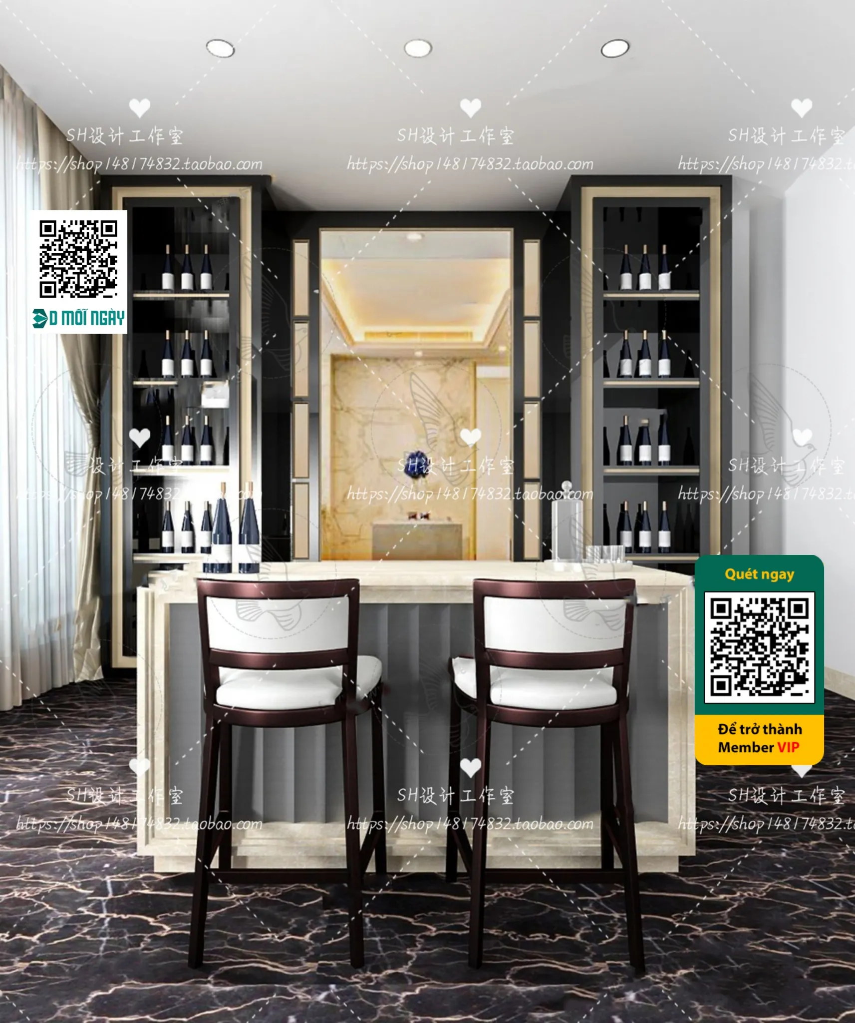 OTHER MODELS – BAR – VRAY / CORONA – 3D MODEL – 5387