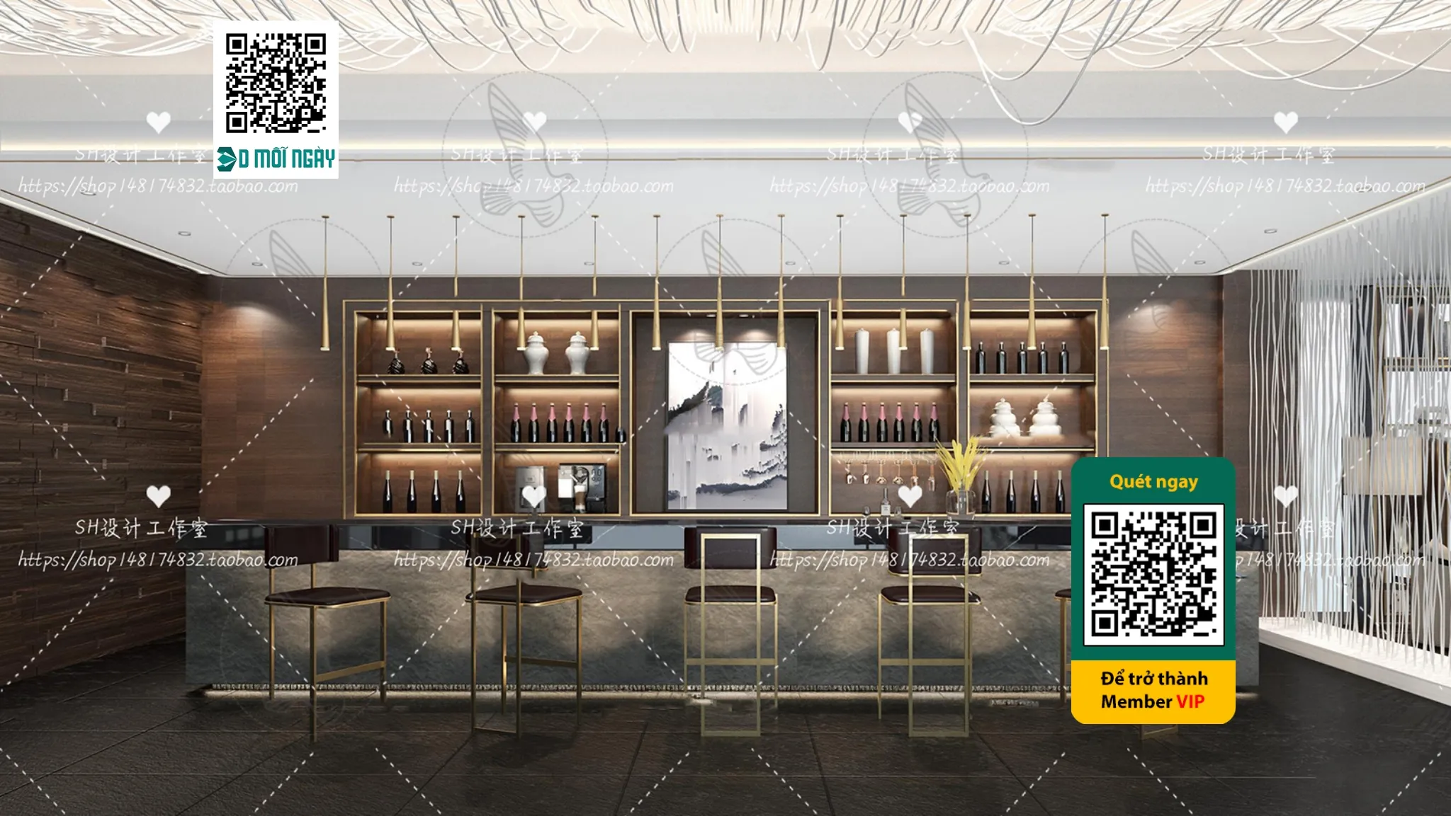 OTHER MODELS – BAR – VRAY / CORONA – 3D MODEL – 5389