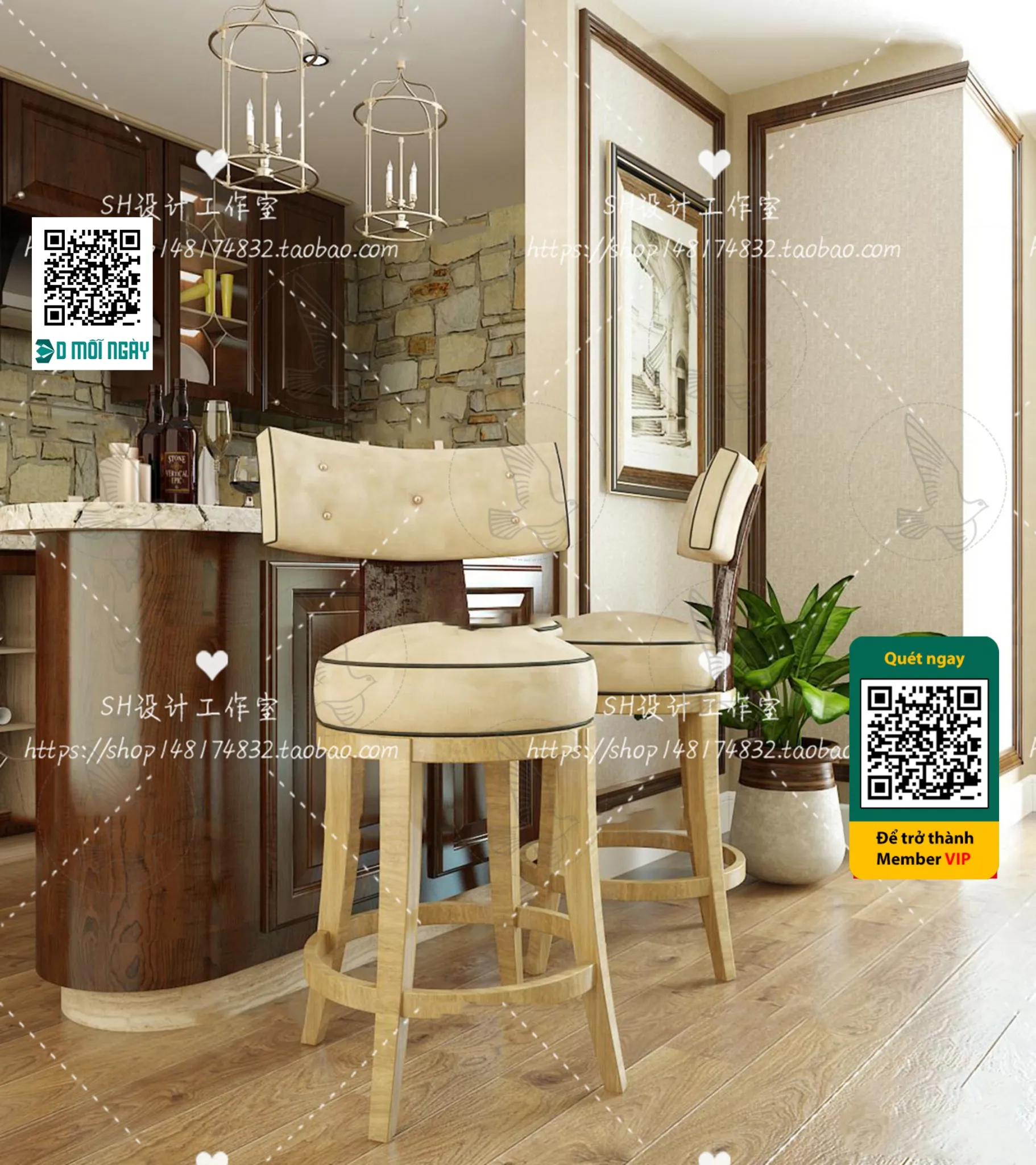 OTHER MODELS – BAR – VRAY / CORONA – 3D MODEL – 5392