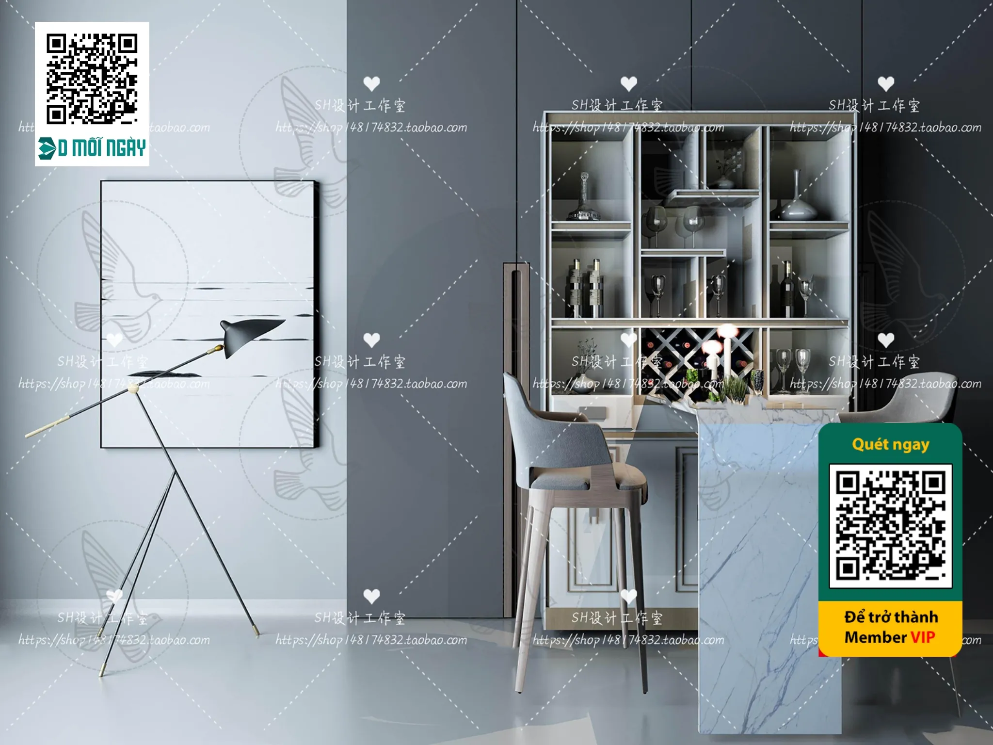 OTHER MODELS – BAR – VRAY / CORONA – 3D MODEL – 5393