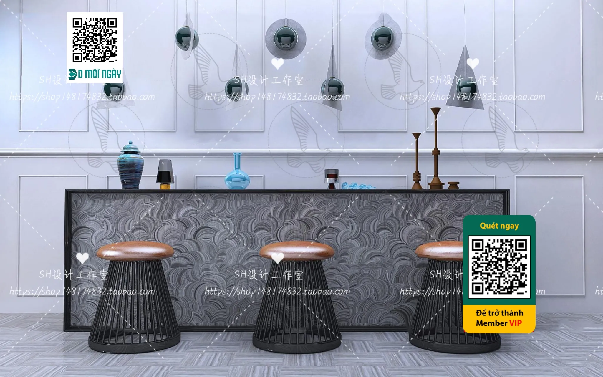 OTHER MODELS – BAR – VRAY / CORONA – 3D MODEL – 5394