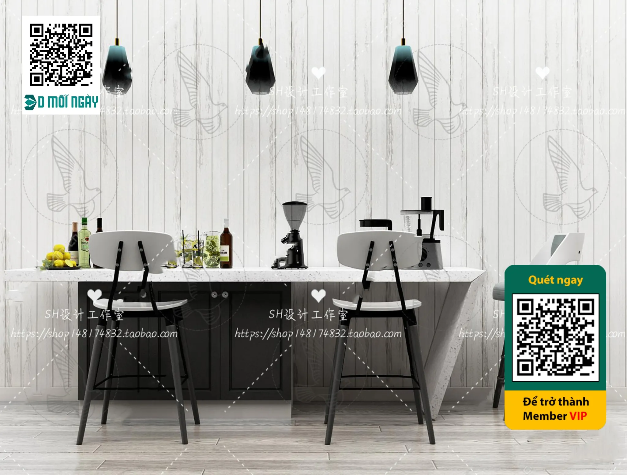 OTHER MODELS – BAR – VRAY / CORONA – 3D MODEL – 5395