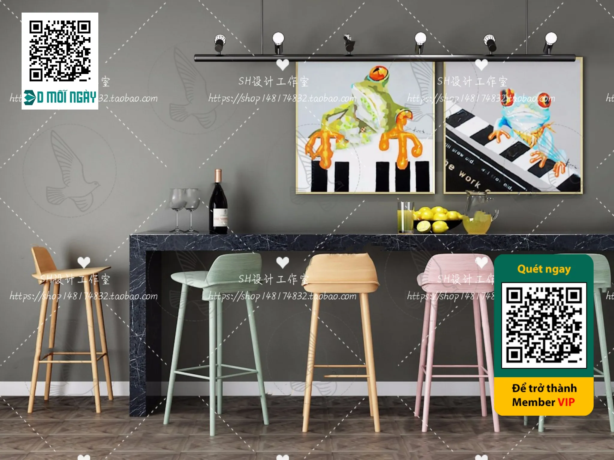 OTHER MODELS – BAR – VRAY / CORONA – 3D MODEL – 5396