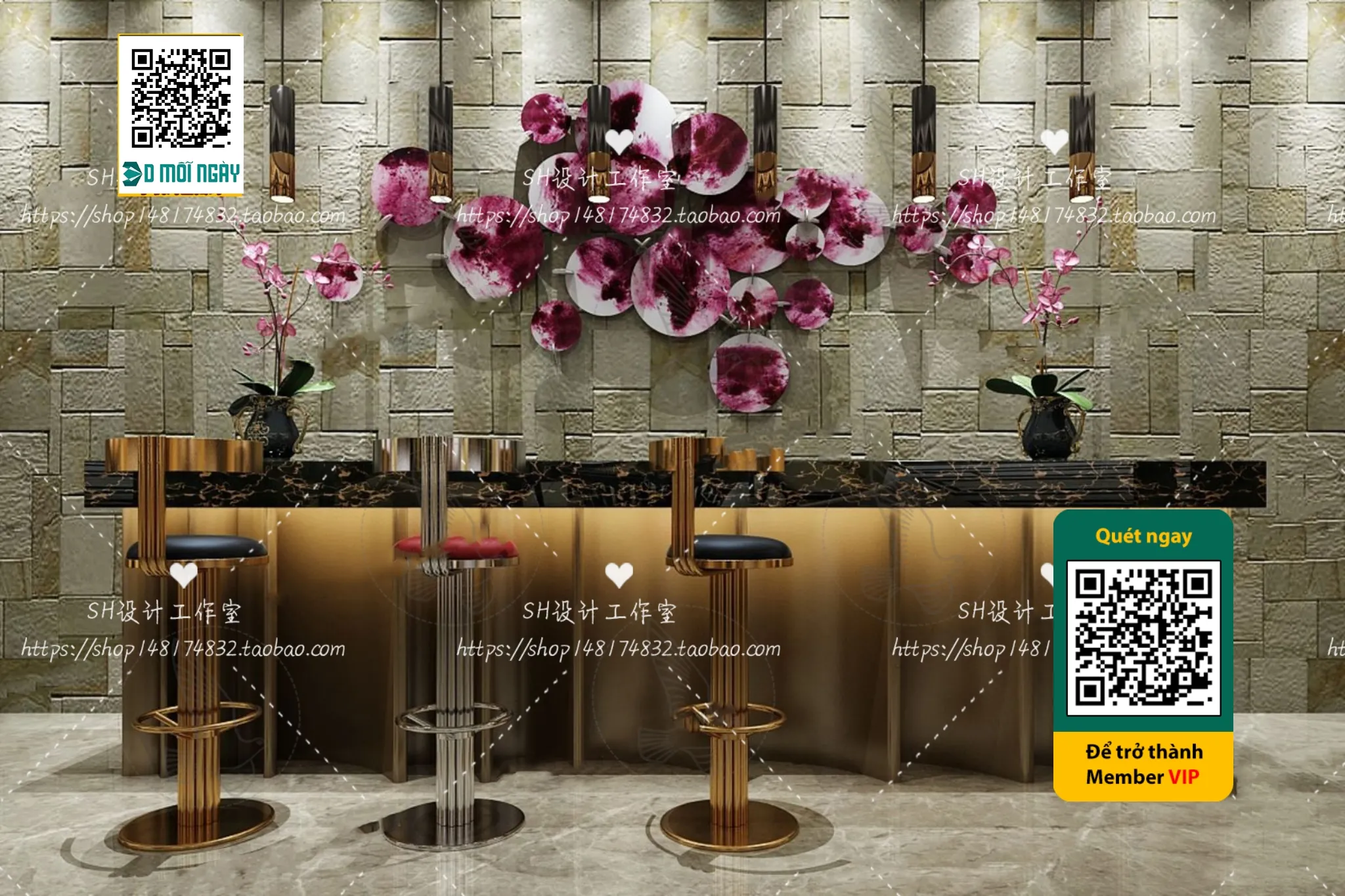 OTHER MODELS – BAR – VRAY / CORONA – 3D MODEL – 5398