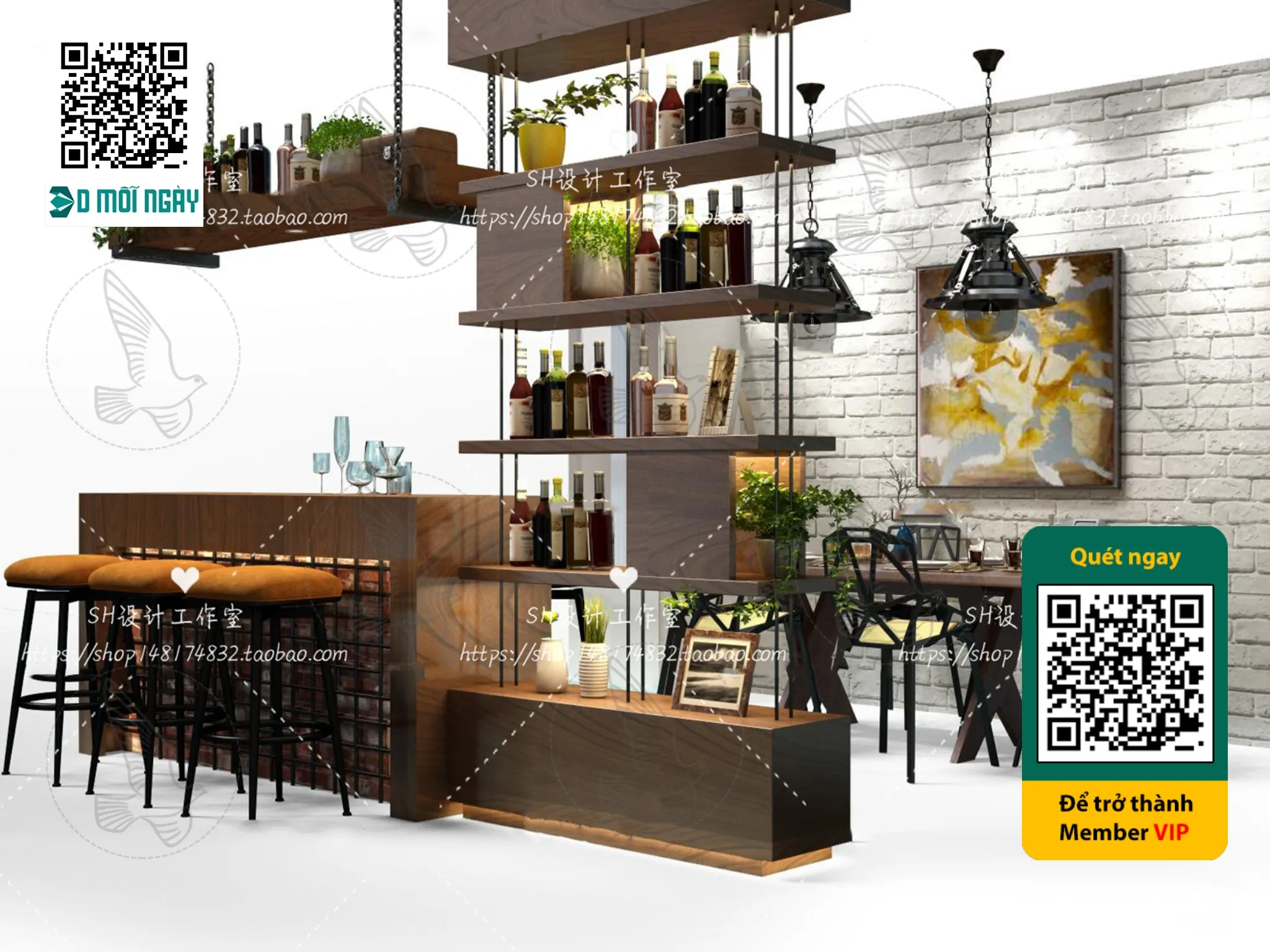 OTHER MODELS – BAR – VRAY / CORONA – 3D MODEL – 5400