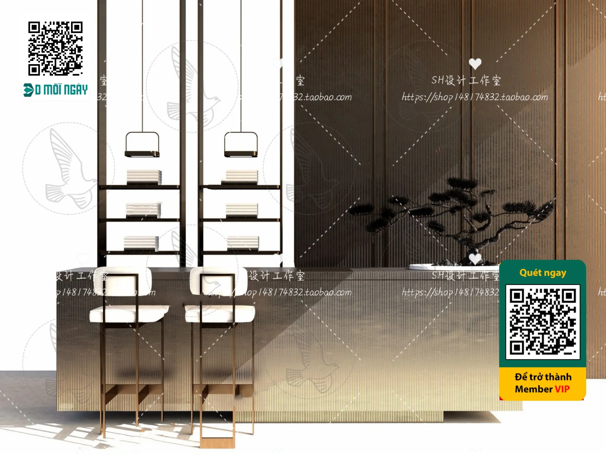 OTHER MODELS – BAR – VRAY / CORONA – 3D MODEL – 5401