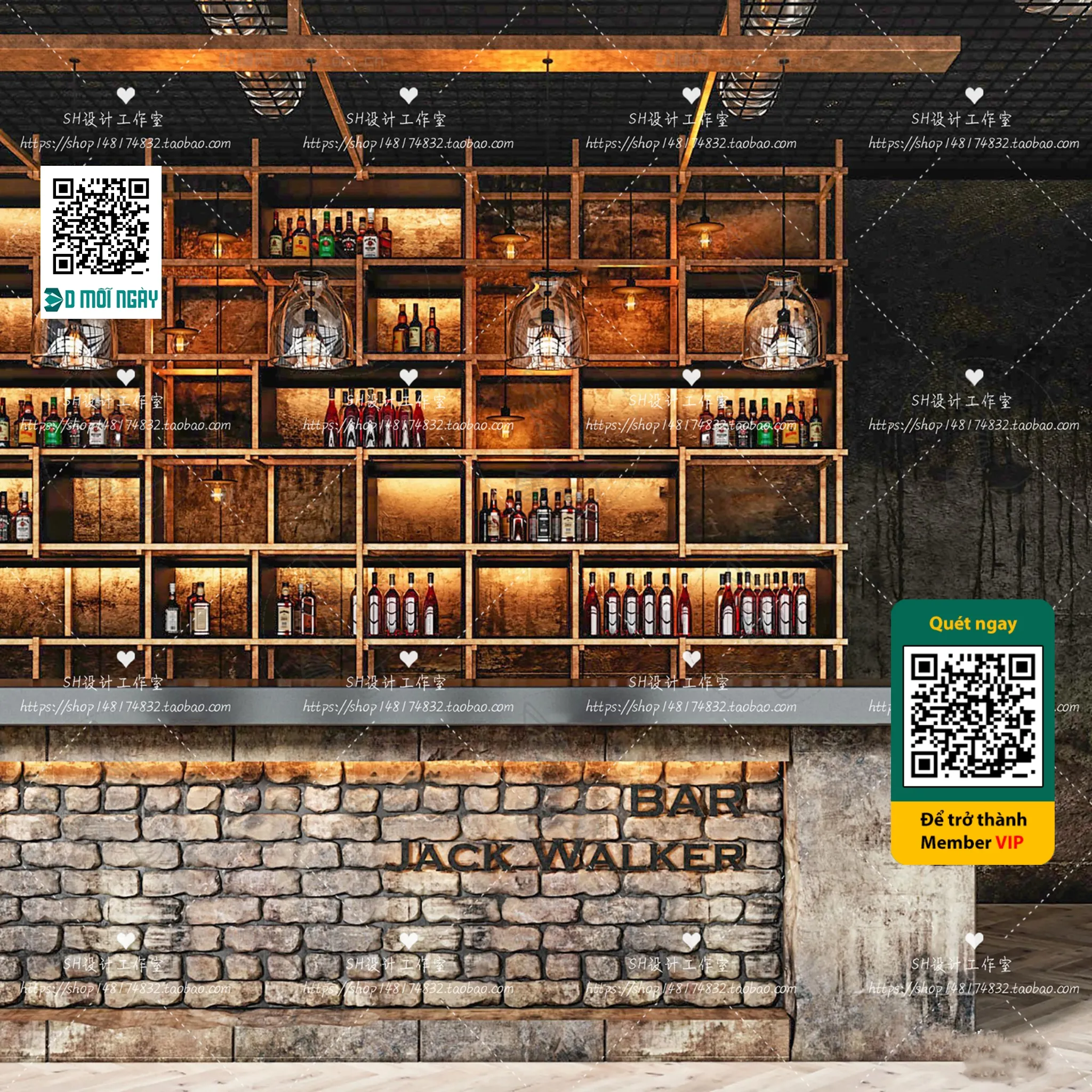 OTHER MODELS – BAR – VRAY / CORONA – 3D MODEL – 5404