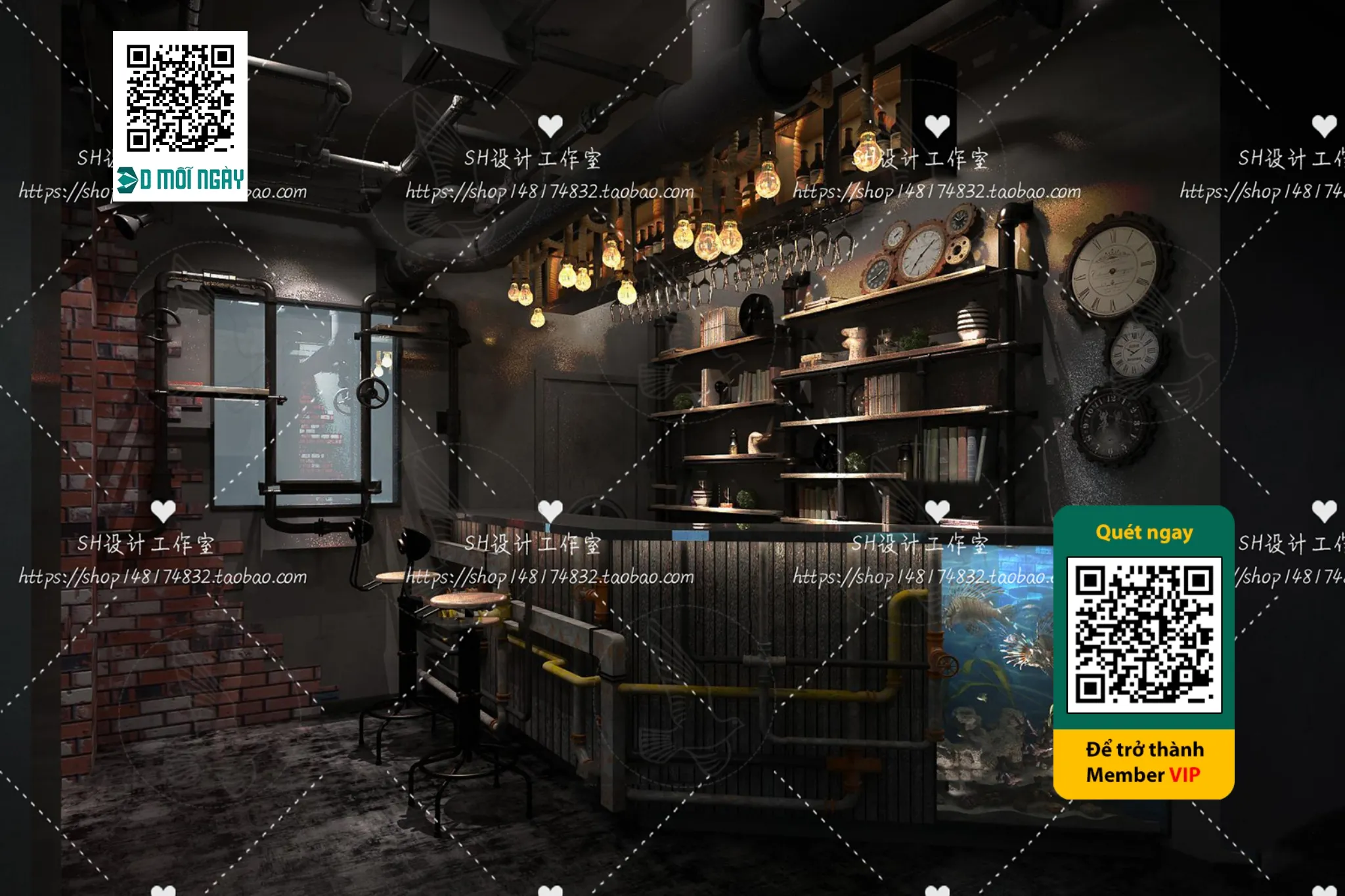 OTHER MODELS – BAR – VRAY / CORONA – 3D MODEL – 5405