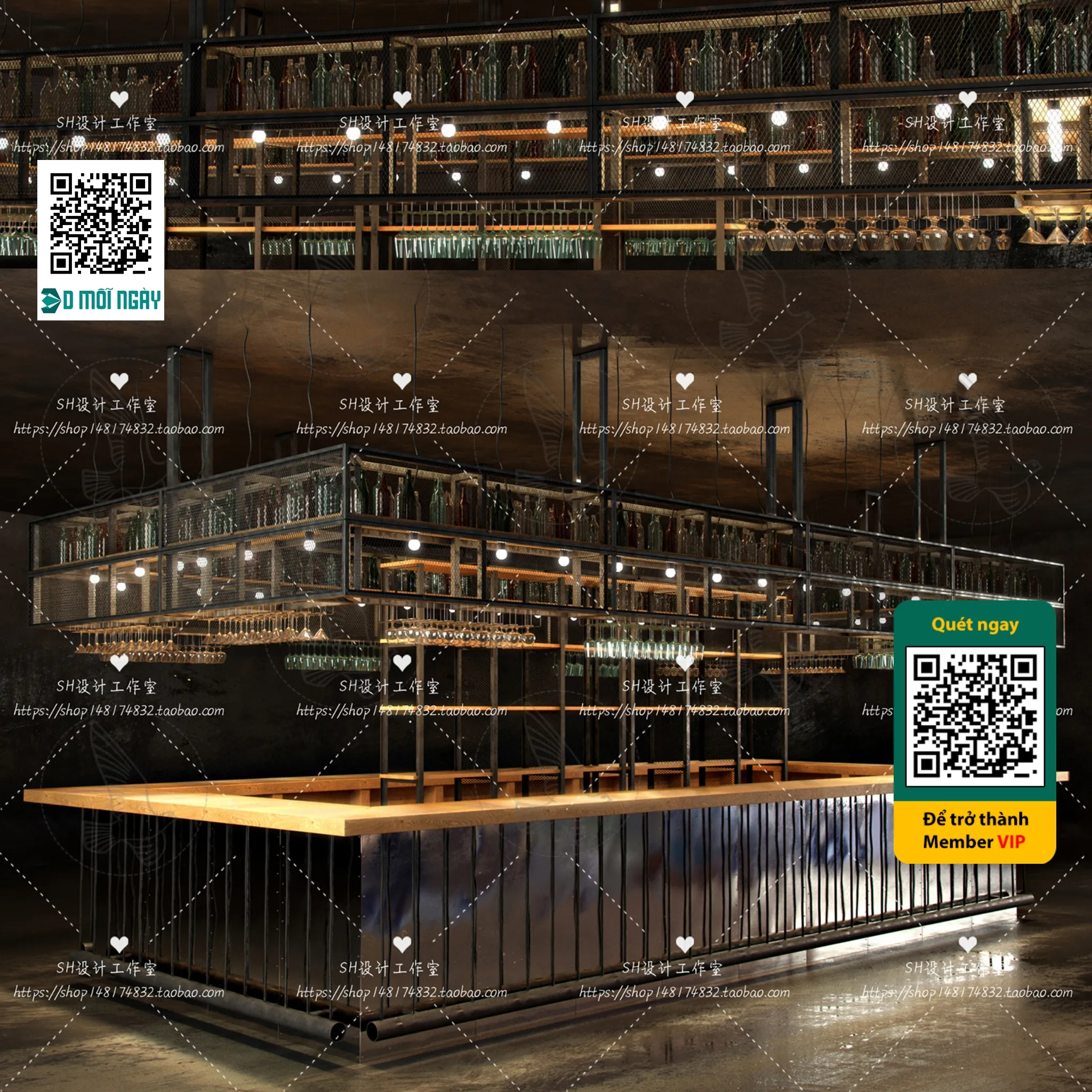 OTHER MODELS – BAR – VRAY / CORONA – 3D MODEL – 5406