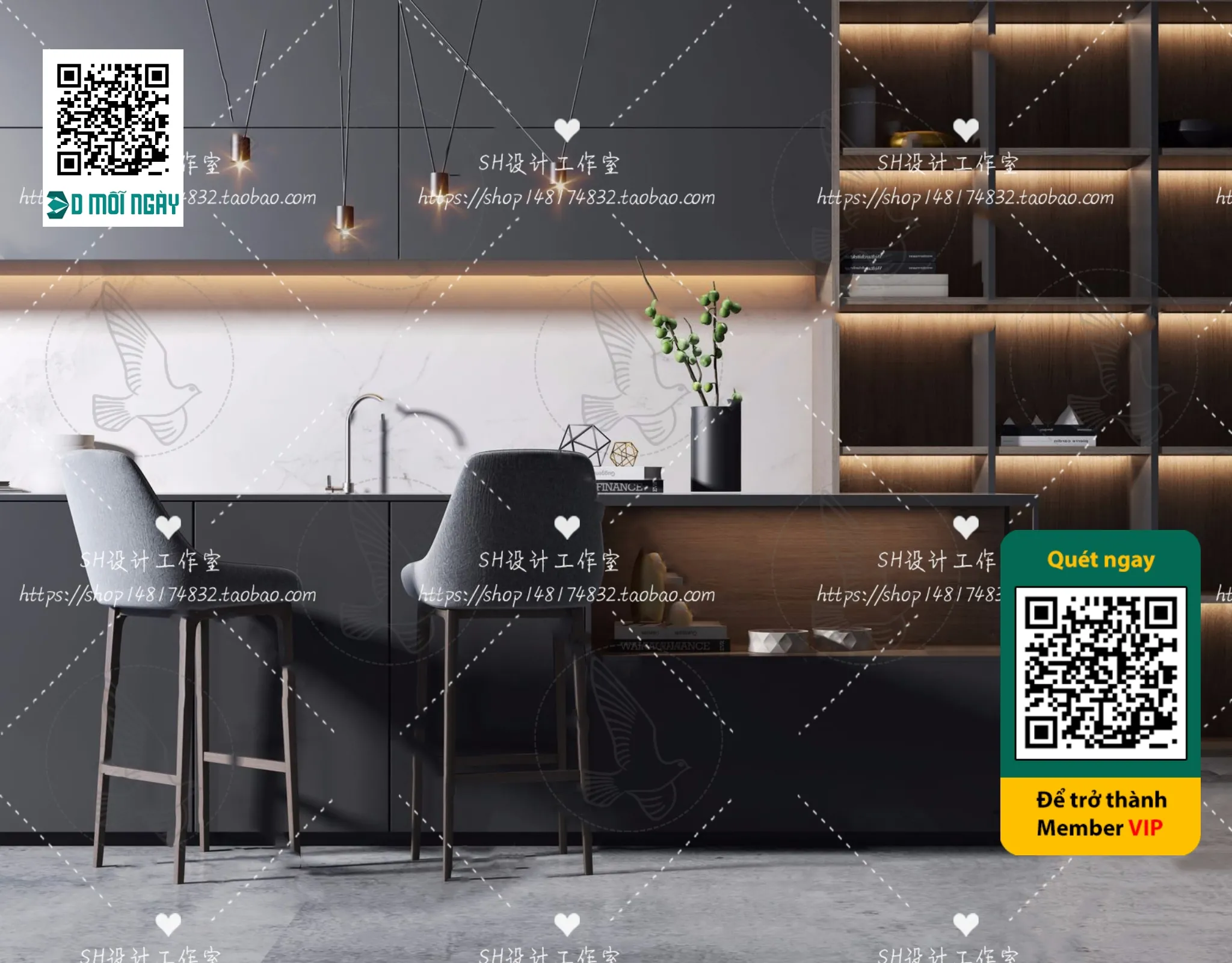 OTHER MODELS – BAR – VRAY / CORONA – 3D MODEL – 5407