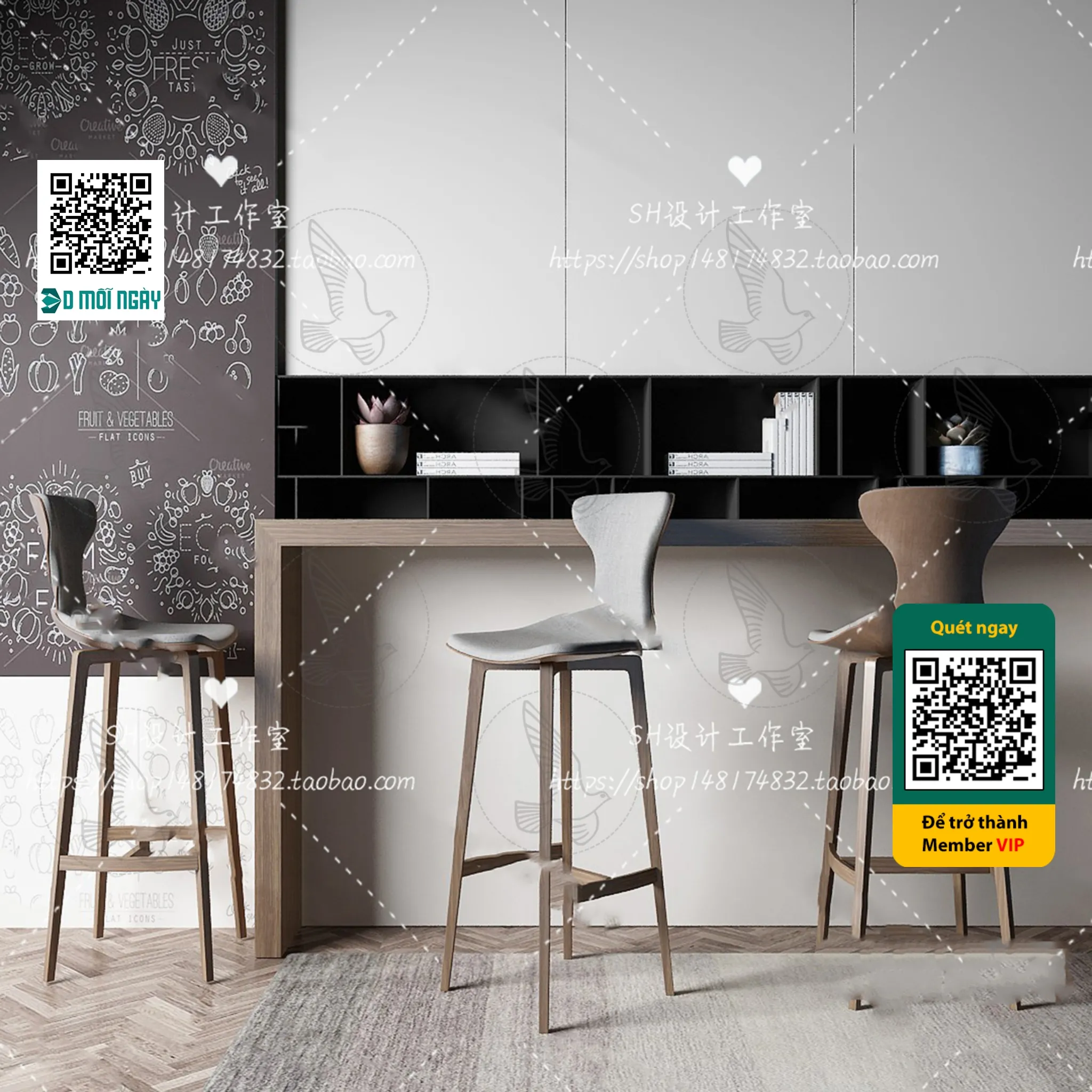 OTHER MODELS – BAR – VRAY / CORONA – 3D MODEL – 5411