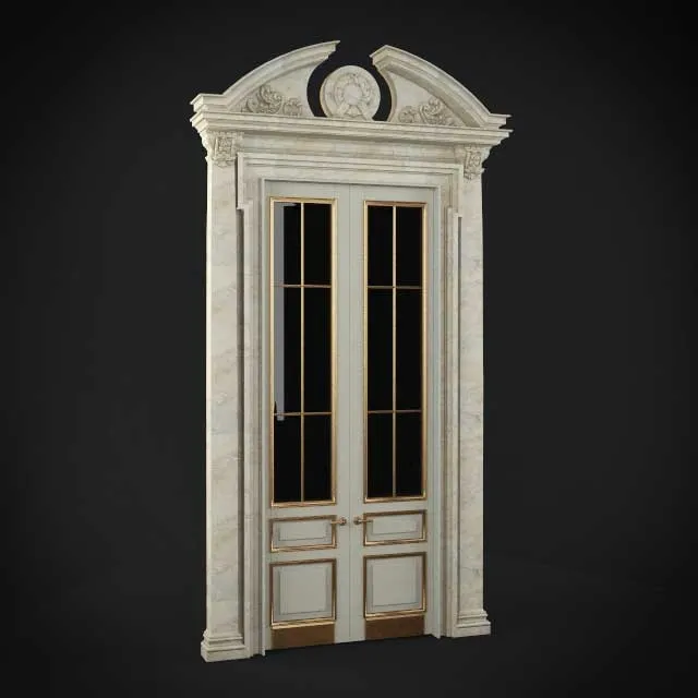 other-models – Baroque portal 3D Model