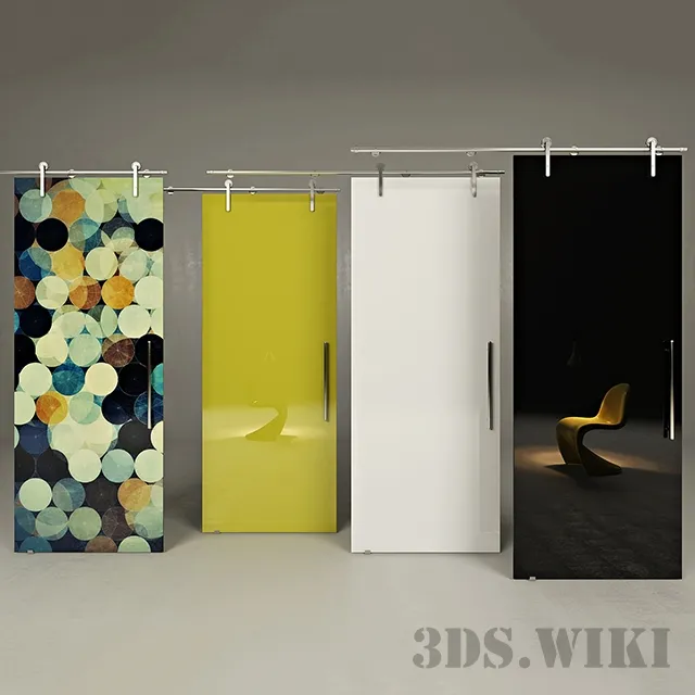 other-models – Beautiful sliding doors 3D Model