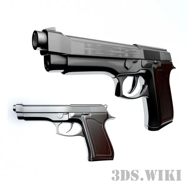 other-models – Beretta pistol 3D Model