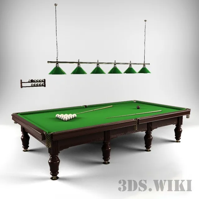 other-models – Billiard table 12 feet 3D Model