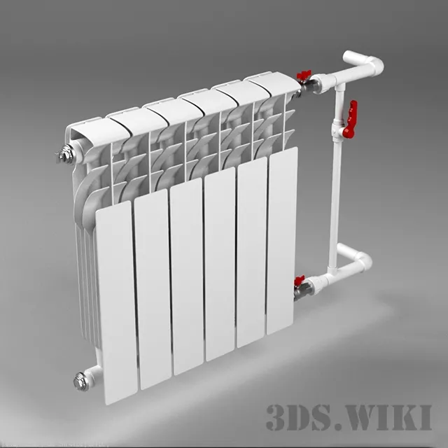 other-models – Bimetallic heating radiator 3D Model