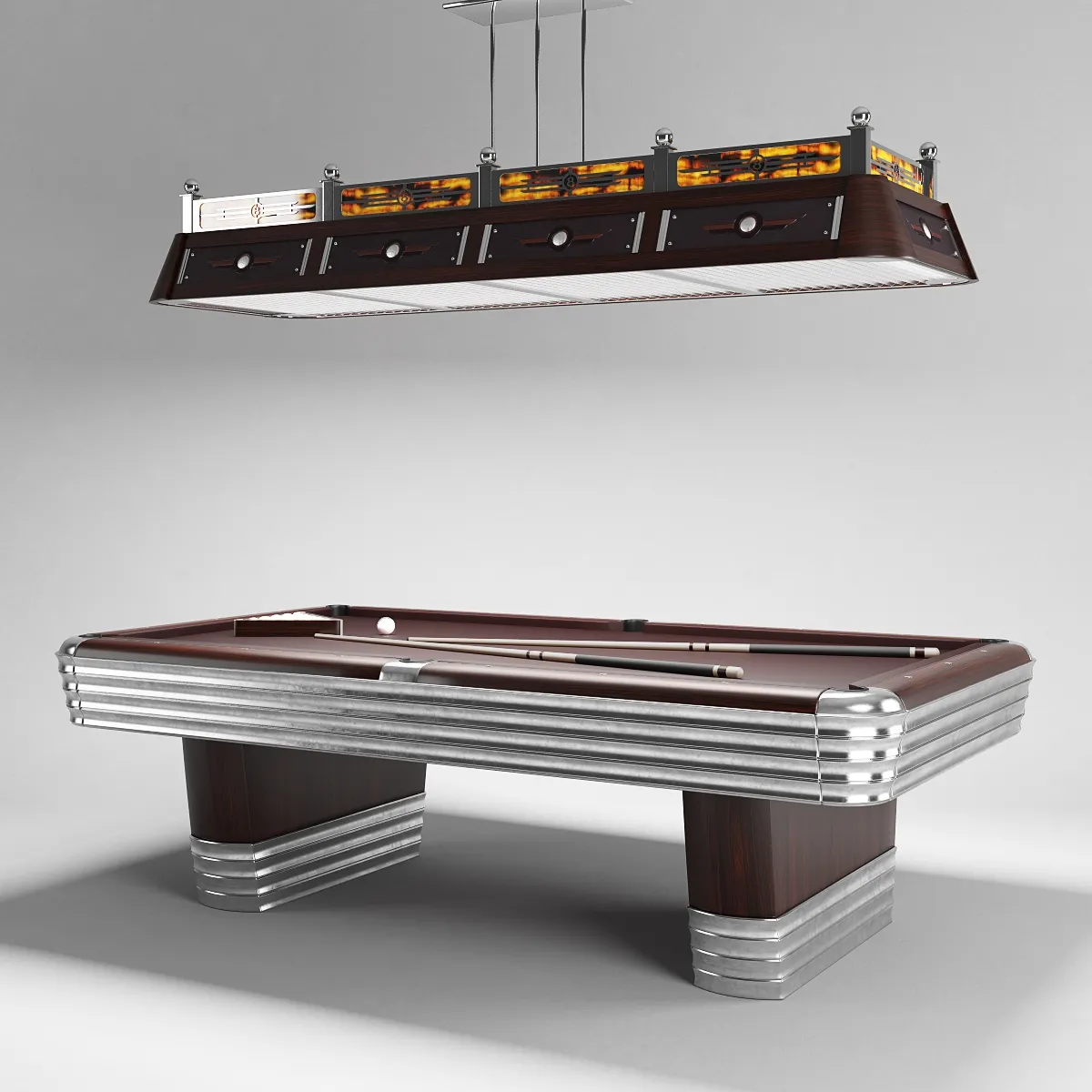 other-models – Brunswick pool table by RI Anderson 3D Model