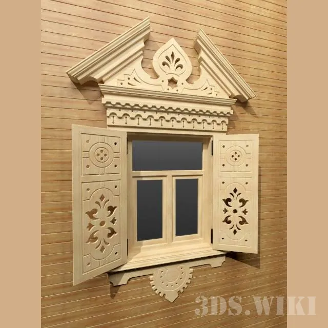 other-models – Carved window 3D Model