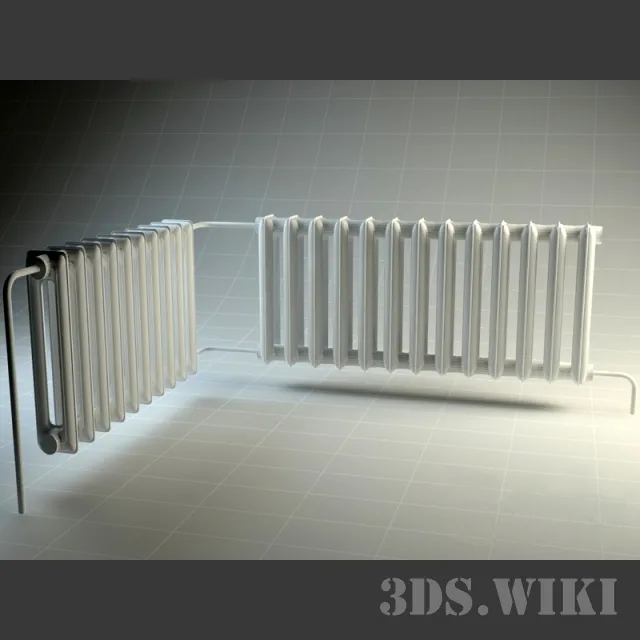 other-models – Cast iron radiator 3D Model
