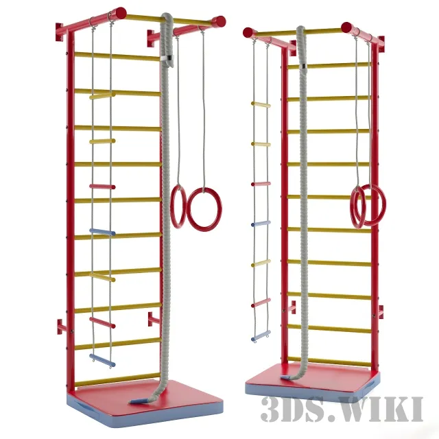 other-models – Children’s sports corner “Sportishka 2” 3D Model