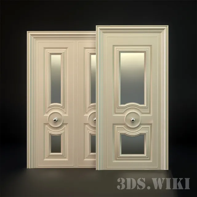 other-models – Classic chic interior door 3D Model