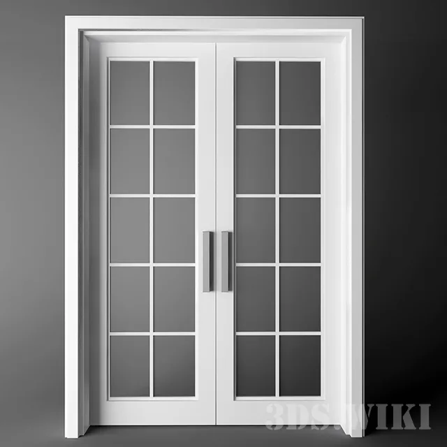 other-models – Classic door and window 3D Model