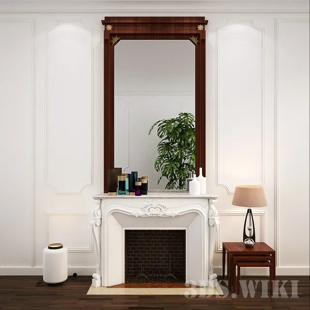 other-models – Classic fireplace 3D Model