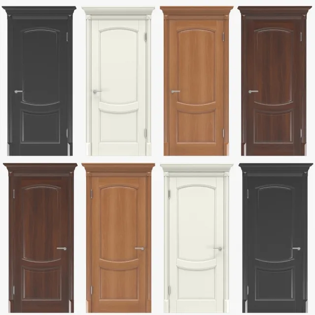 other-models – Classic interior doors 03 3D Model