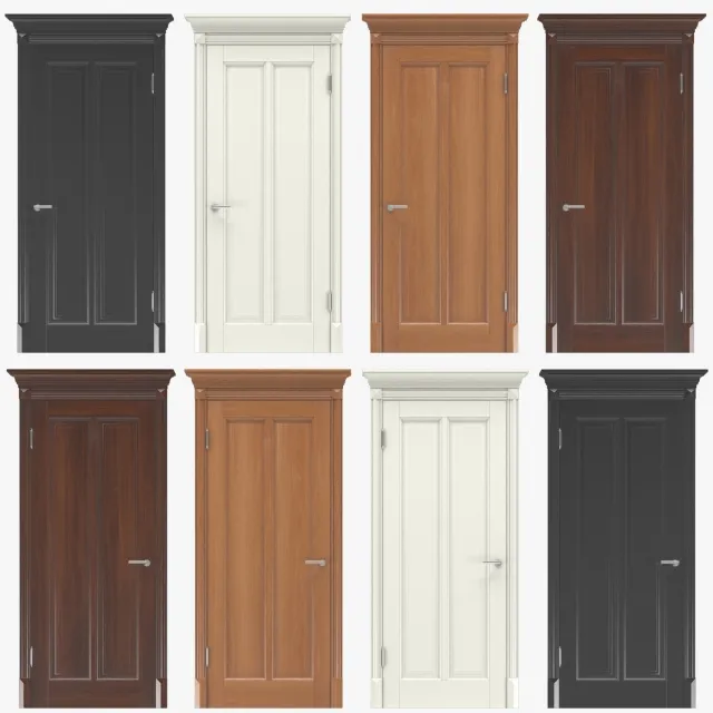 other-models – Classic interior doors 04 3D Model