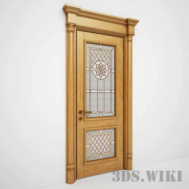 other-models – Classic interior wooden door 3D Model