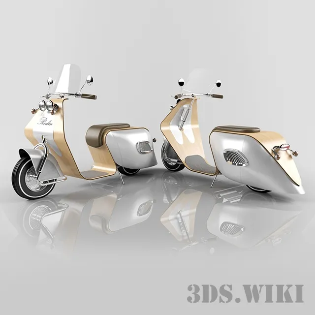 other-models – Classic moped 3D Model