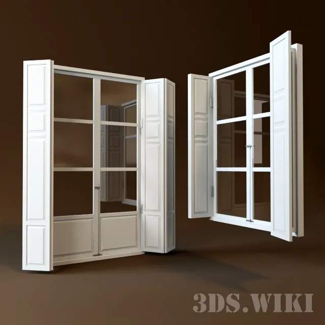 other-models – Classic window and door 3D Model