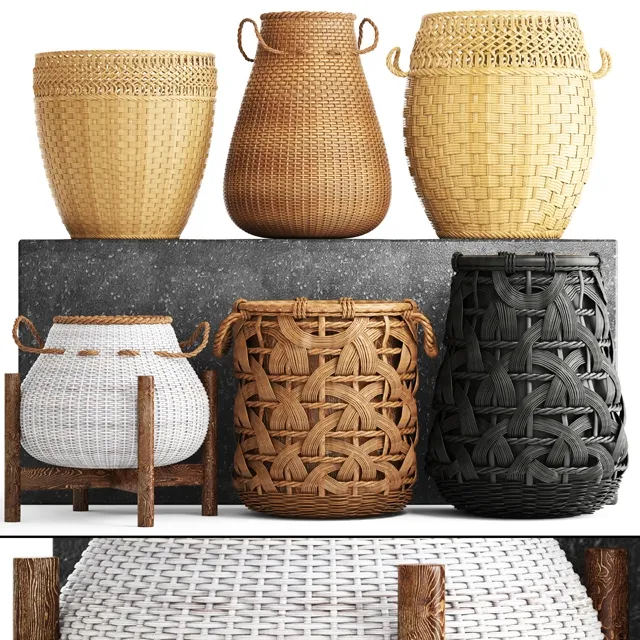 other-models – Collection of baskets 3D Model